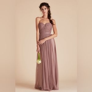 Tulle convertible dress in sandy mauve, L from Birdy Grey